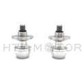 2X CNC Swingarm Spools Sliders for Universal Motorcycle 6MM Silver
