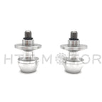 2X CNC Swingarm Spools Sliders for Universal Motorcycle 6MM Silver