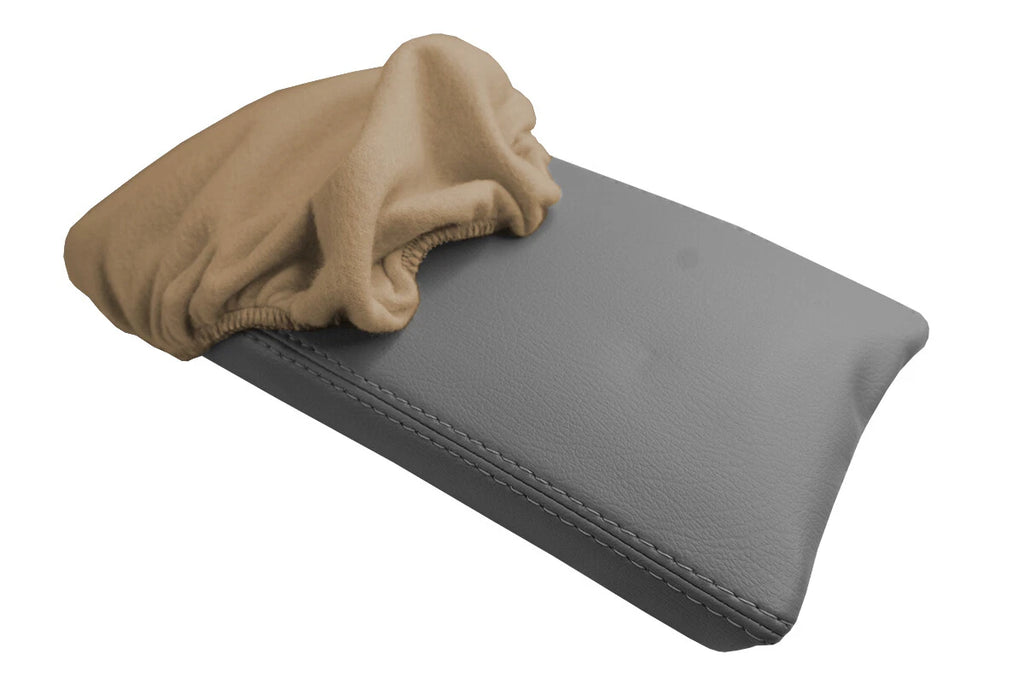 Armrest Cover Protector for Toyota Prius (2010–2015) Beige Fleece