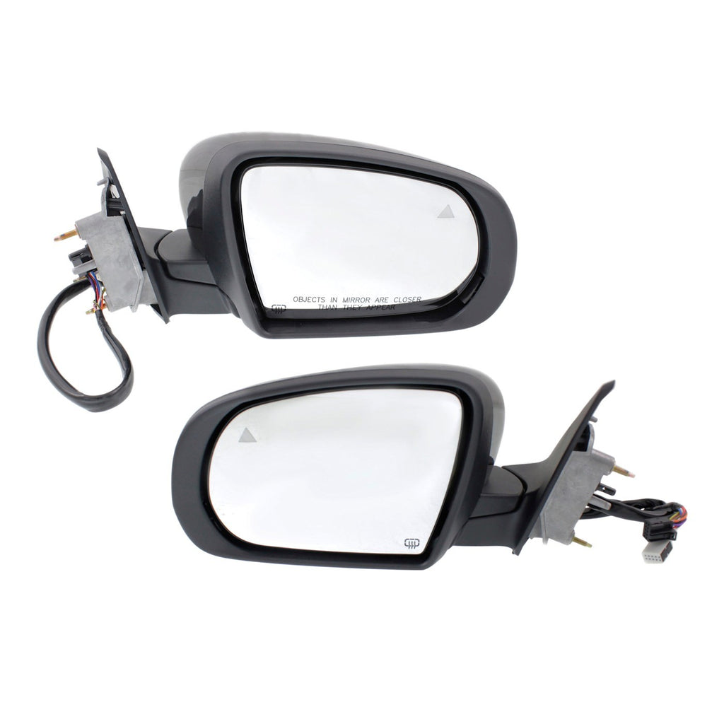 Set of 2 Mirrors for Jeep Cherokee (2014–2018) with Turn Signal