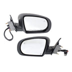 Set of 2 Mirrors for Jeep Cherokee (2014–2018) with Turn Signal