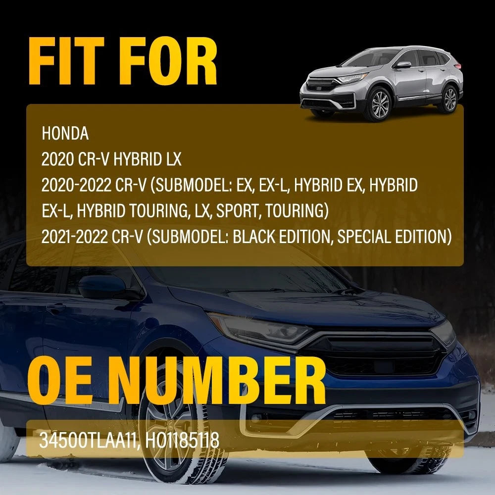 Rear Right Passenger Side Bumper Reflector for Honda CR-V (2020–2022) 34500TLAA11