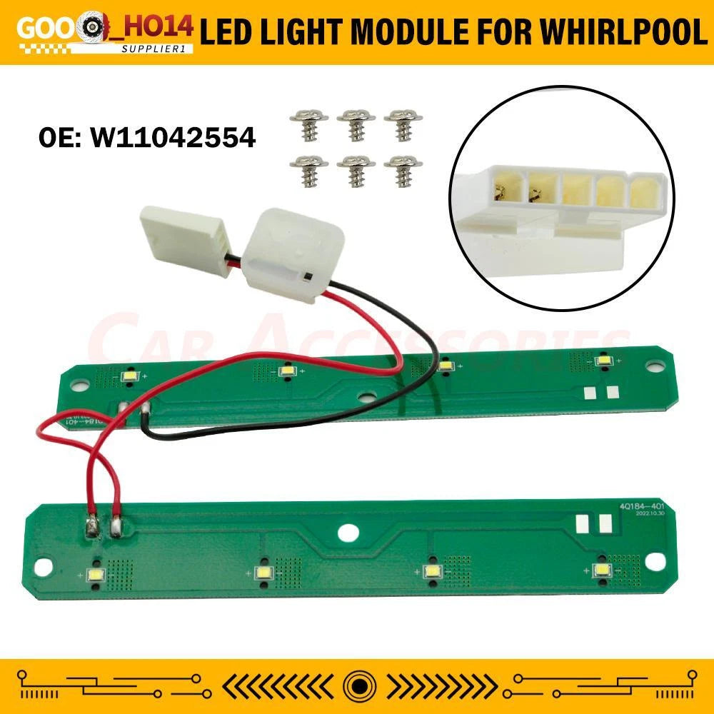 LED Light Module Board for Whirlpool Maytag Amana (W11042554, W11101384, W11333374)
