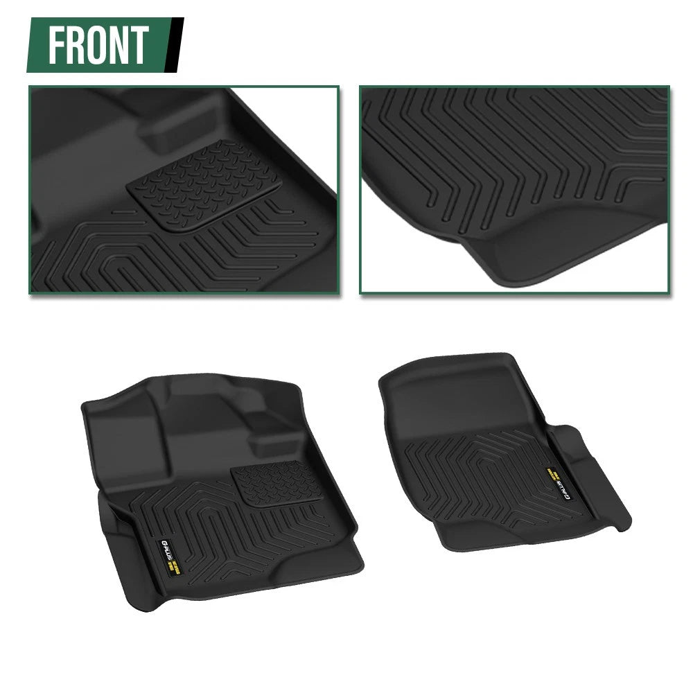 TPE Floor Mats for Ford F-150 Super Crew Cab (2015–2025)