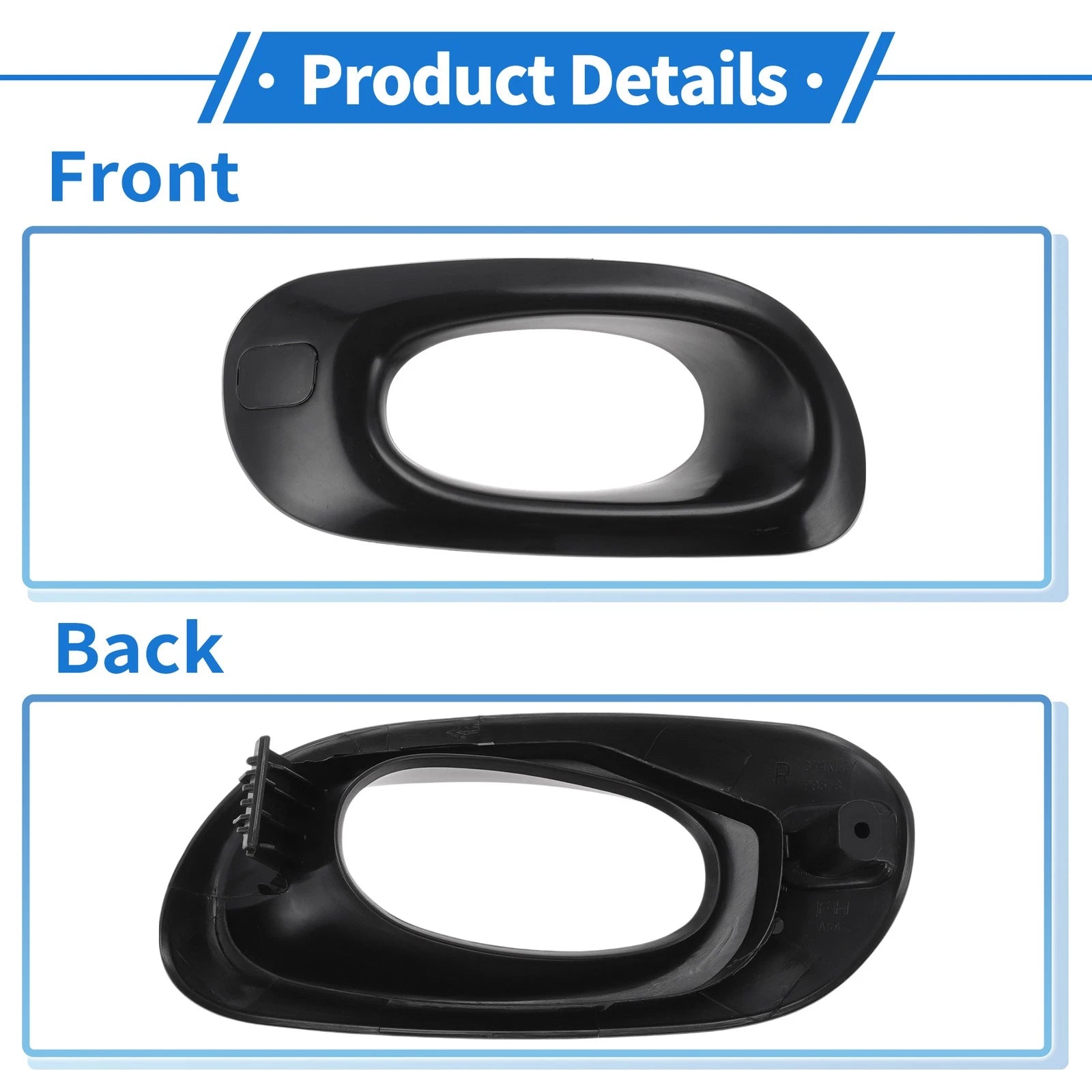 Front Right Fog Light Grill No. 33906TF0J51 for Honda Fit Jazz (2011–2014)