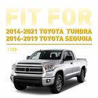 Wiper Cowl Trim Cover Panel End Caps for Toyota Tundra (2014–2021)