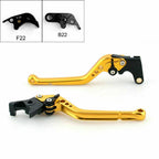 Long Brake Clutch Levers for BMW S1000 RR (2010–2014) Gold T9