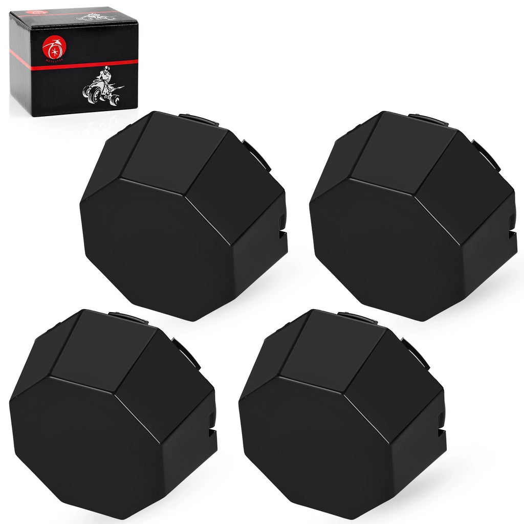 Set of 4 Matte Black Hub Cap Covers for Polaris Sportsman 570 (2015–2025) 5451374-458