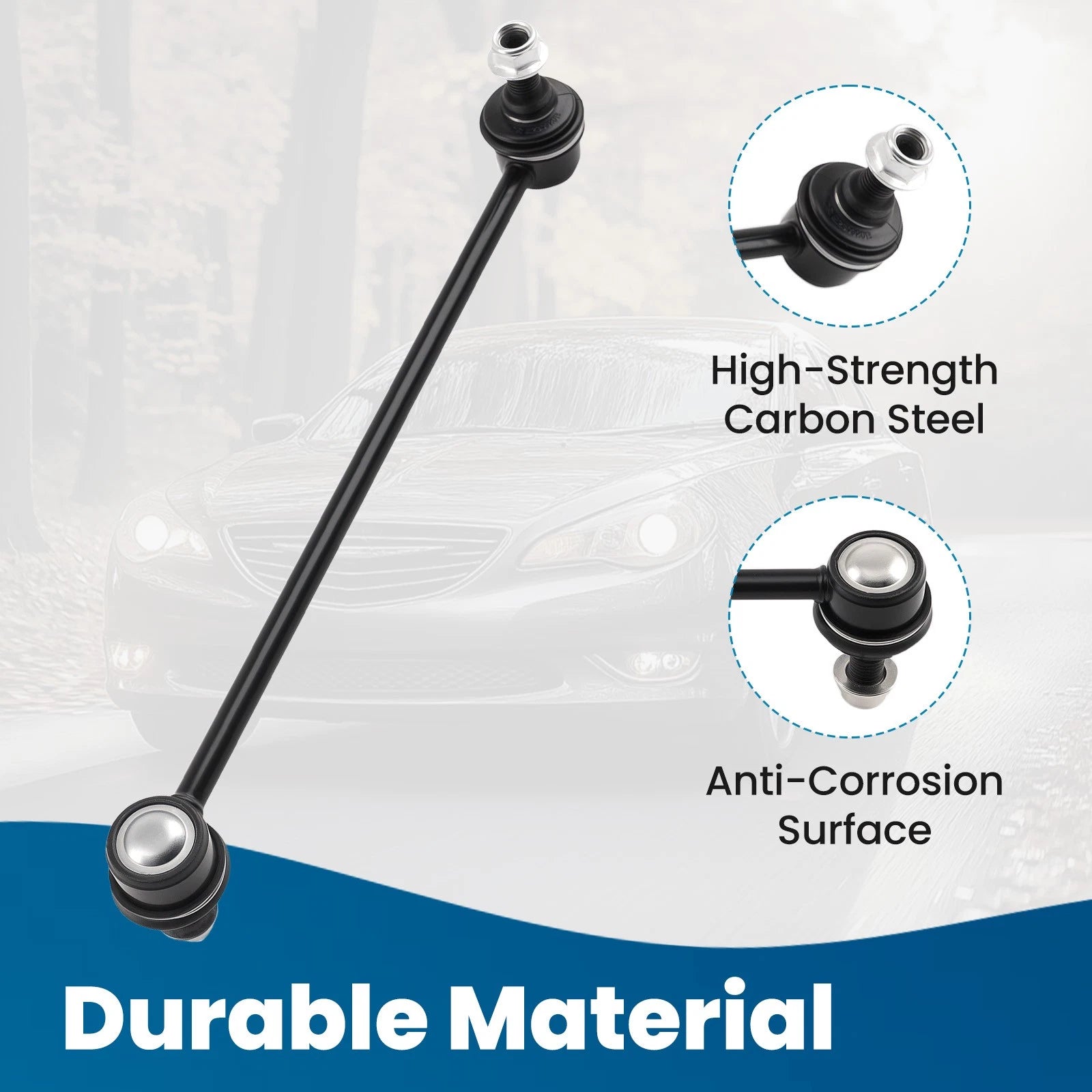 Front Sway Bar Link for Chrysler 200 Sebring Avenger Caliber Compass Patriot RVR (2007–2016)