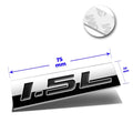 Polished Metal 3D Decal Emblem for Chevrolet Honda Ford Toyota (1.5L)