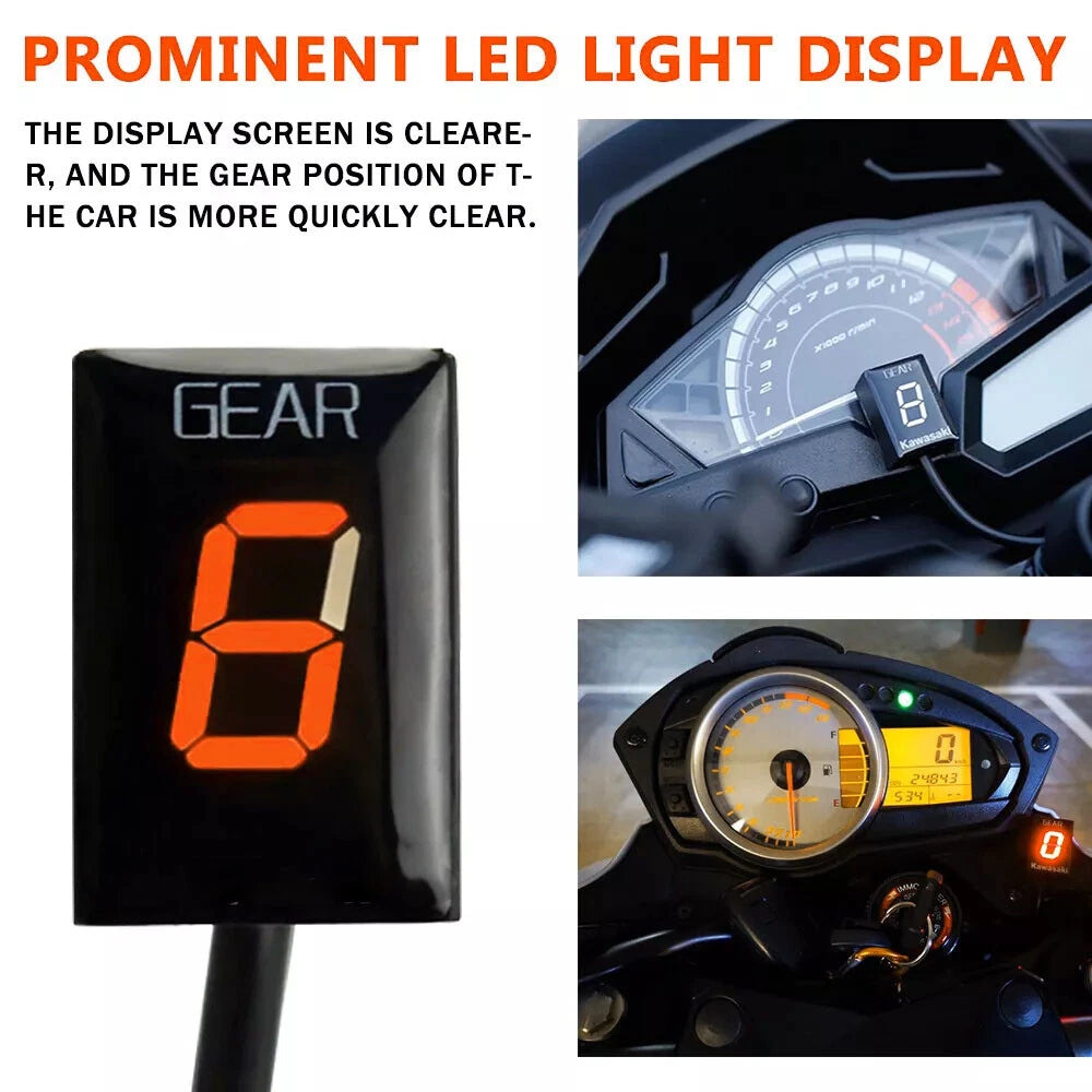Orange LED Speed Indicator for Kawasaki ZX-6R Ninja 650 (2006–2023)