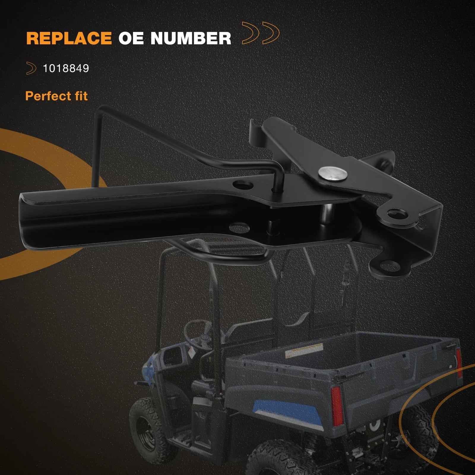 Left Hand Tailgate Latch for Polaris Ranger 800 570 500 (2010-2023)