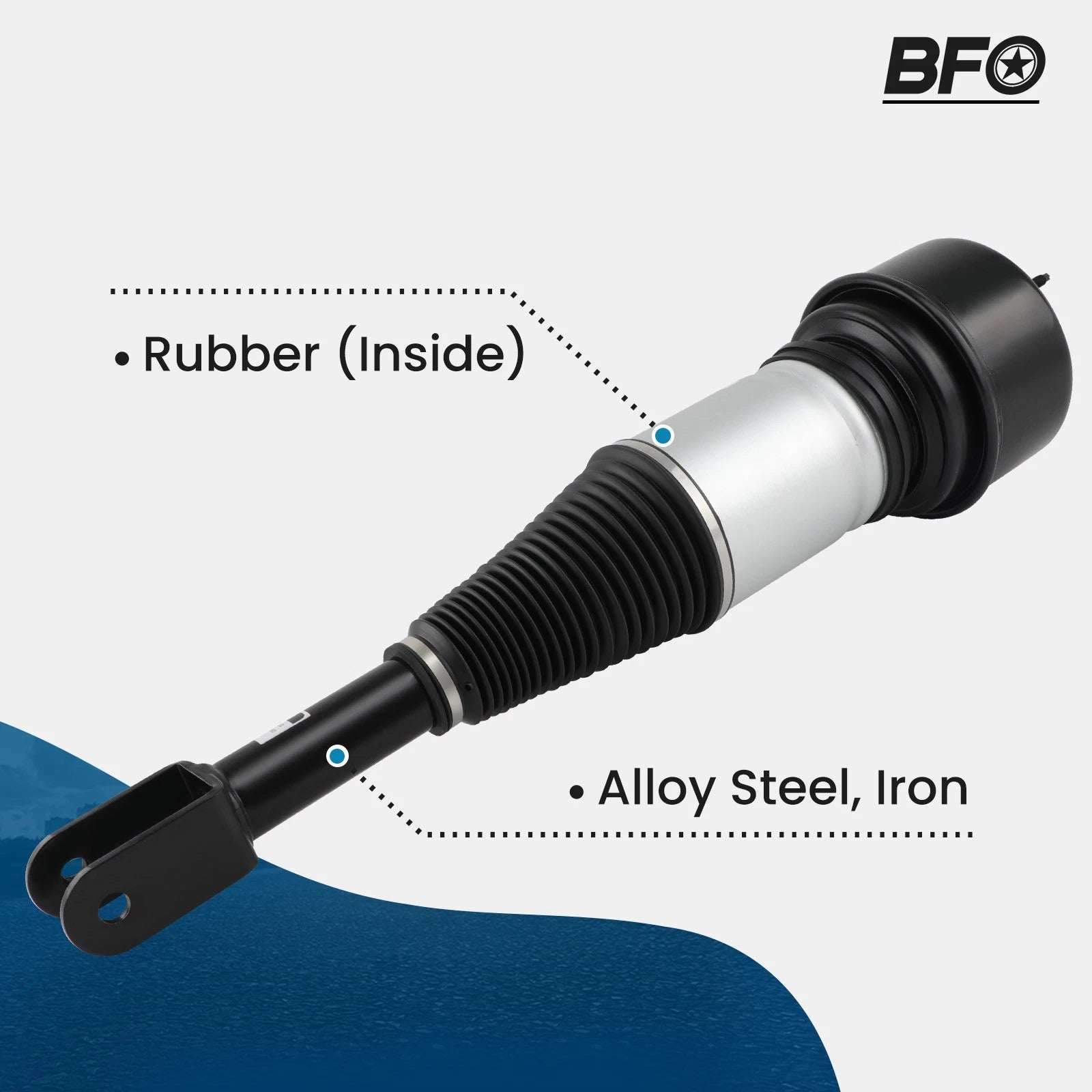 Front Suspension Air Spring Bag for Jaguar XJR XJ8 (2004–2009)