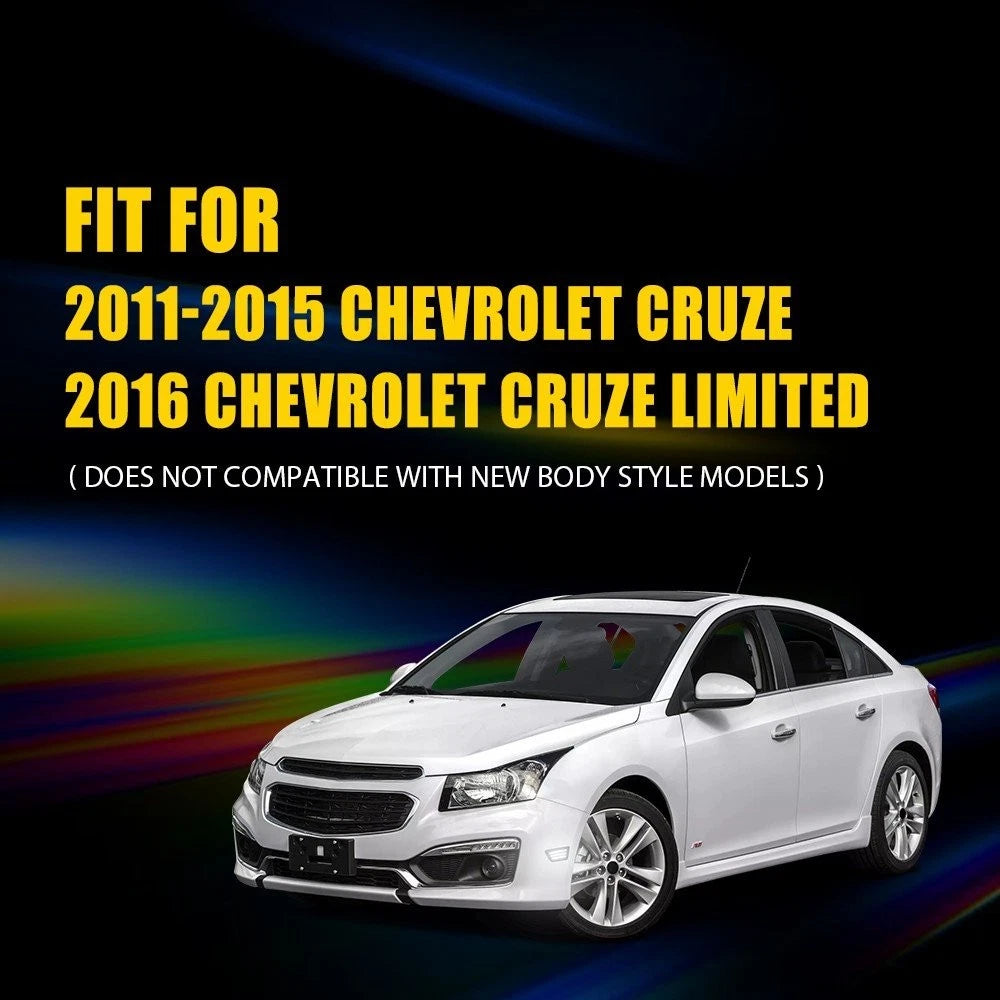 Front Bumper Reflector Side Marker Light for Chevy Cruze (2011–2015) Smoked White