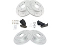 Front and Rear Brake Pad and Rotor Kit for Mazda Miata (1990–1993) WZ716RD