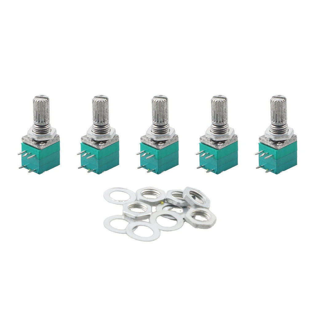 5PCS Sealing Potentiometer with Switch B1K for RV097NS