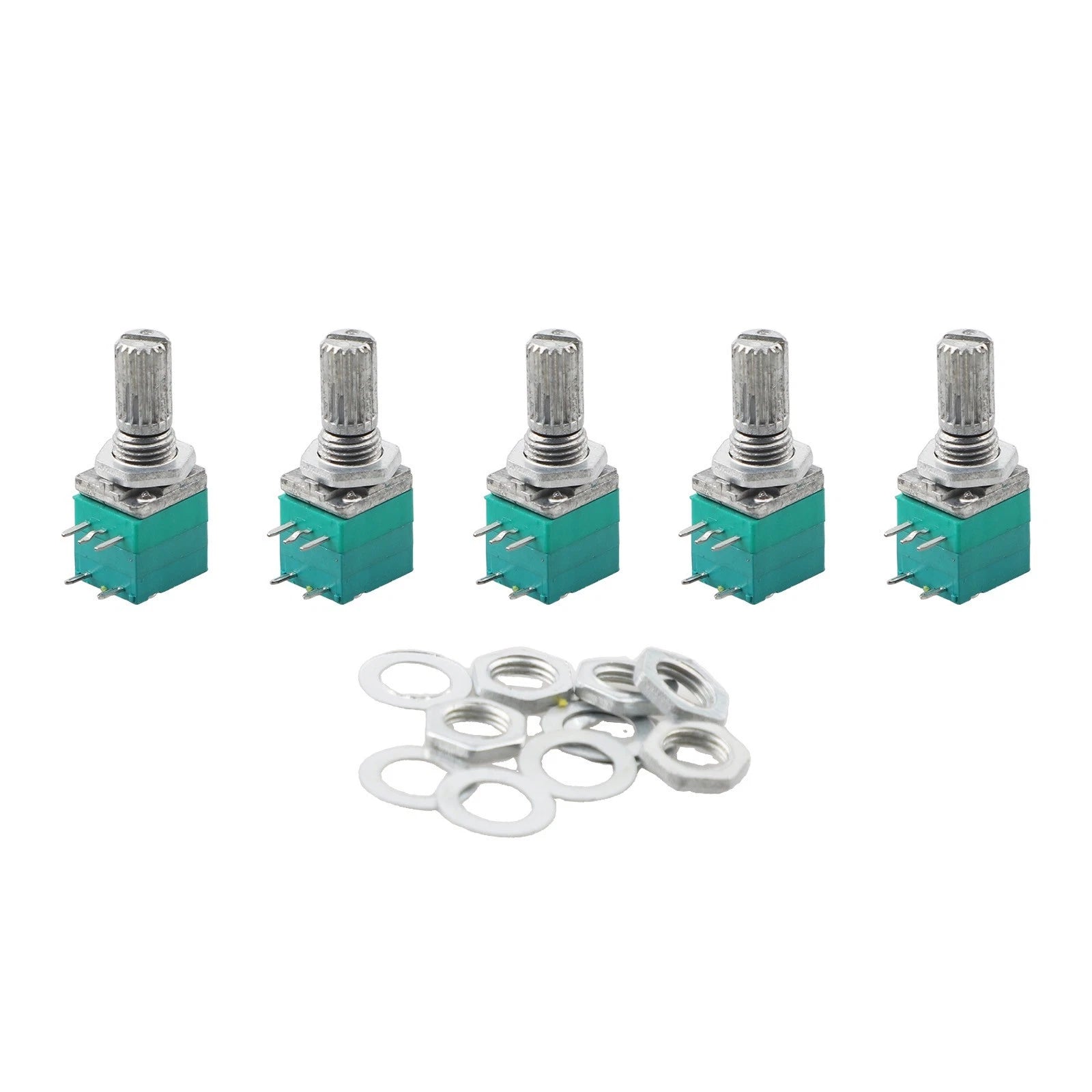 5PCS Sealing Potentiometer with Switch B1K for RV097NS