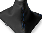 Leather Manual Shift Boot Cover for BMW F30 F31 F32 F33 (2014–2019) Blue Stitch