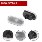 2X Clear Lens Front Side Marker Lights for VW Jetta GTI R32 Beetle (1999–2005)