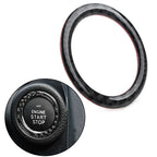 Carbon Fiber Start Button Ignition Switch Ring Trim for Subaru Forester (2013–2018)