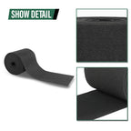 Ribbed Bunk Carpet for Marine Boat Trailer (9" x 50') - Black
