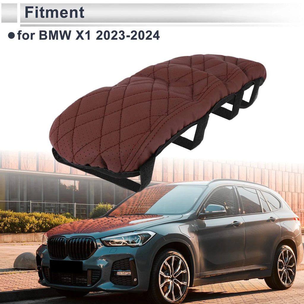 1 Pc Center Console Cover Wine Red for BMW X1 (2023 - 2024)