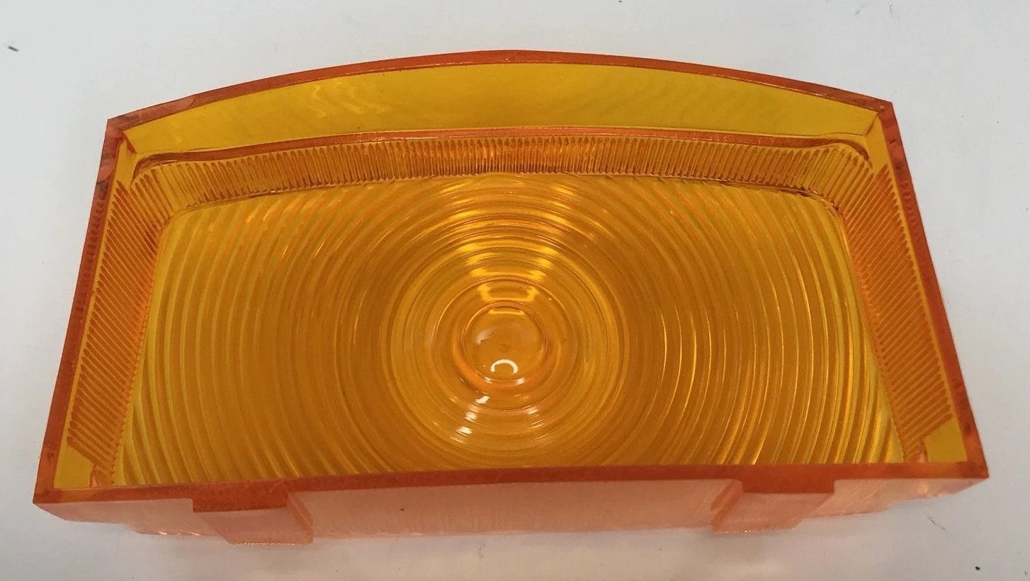 Amber Parking Light Lens Pair Replacement for Ford F-100 F-250 F-350 (1955–1956)