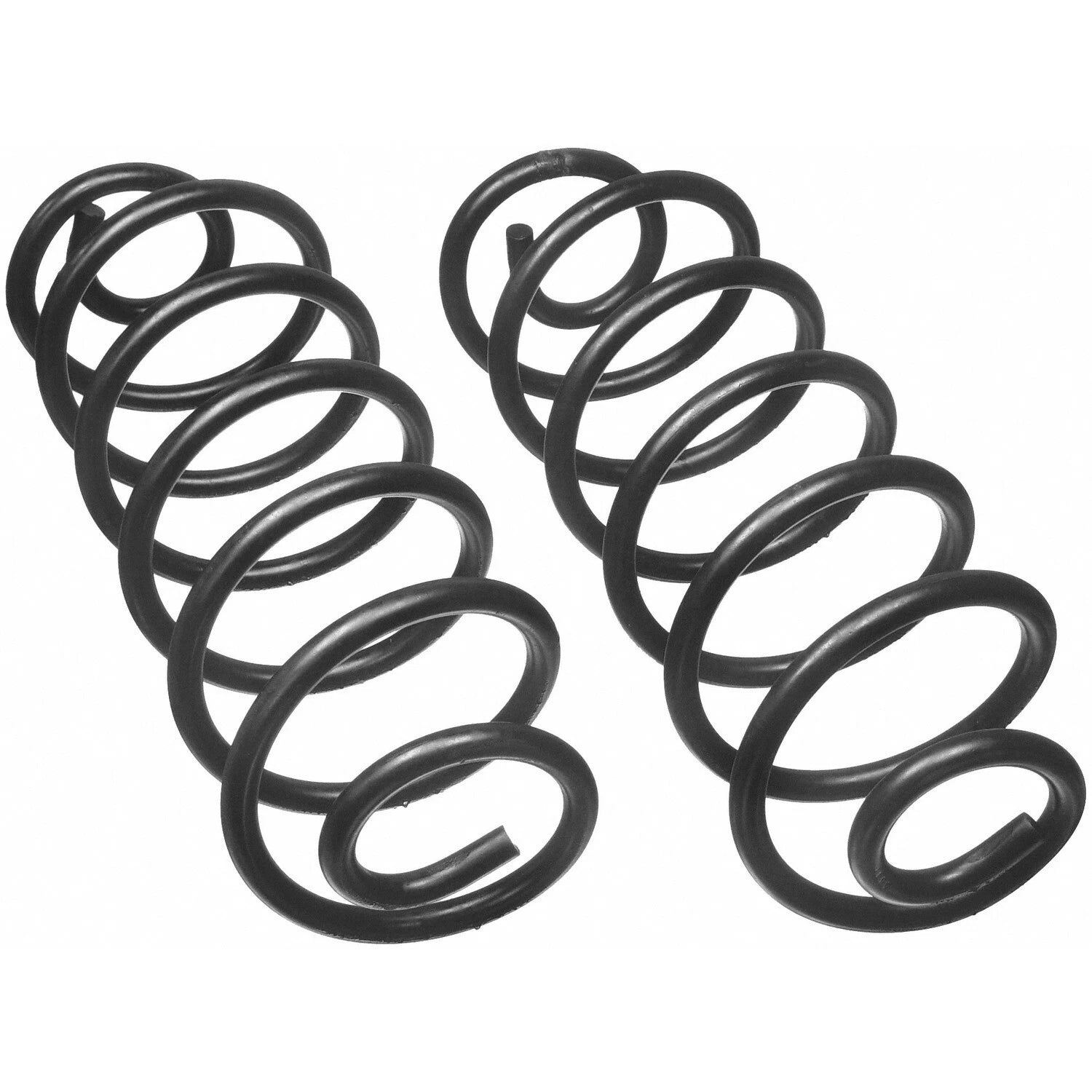 Set of 2 Rear Constant Rate Coil Springs for Chevy Cadillac Oldsmobile Pontiac (Moog)