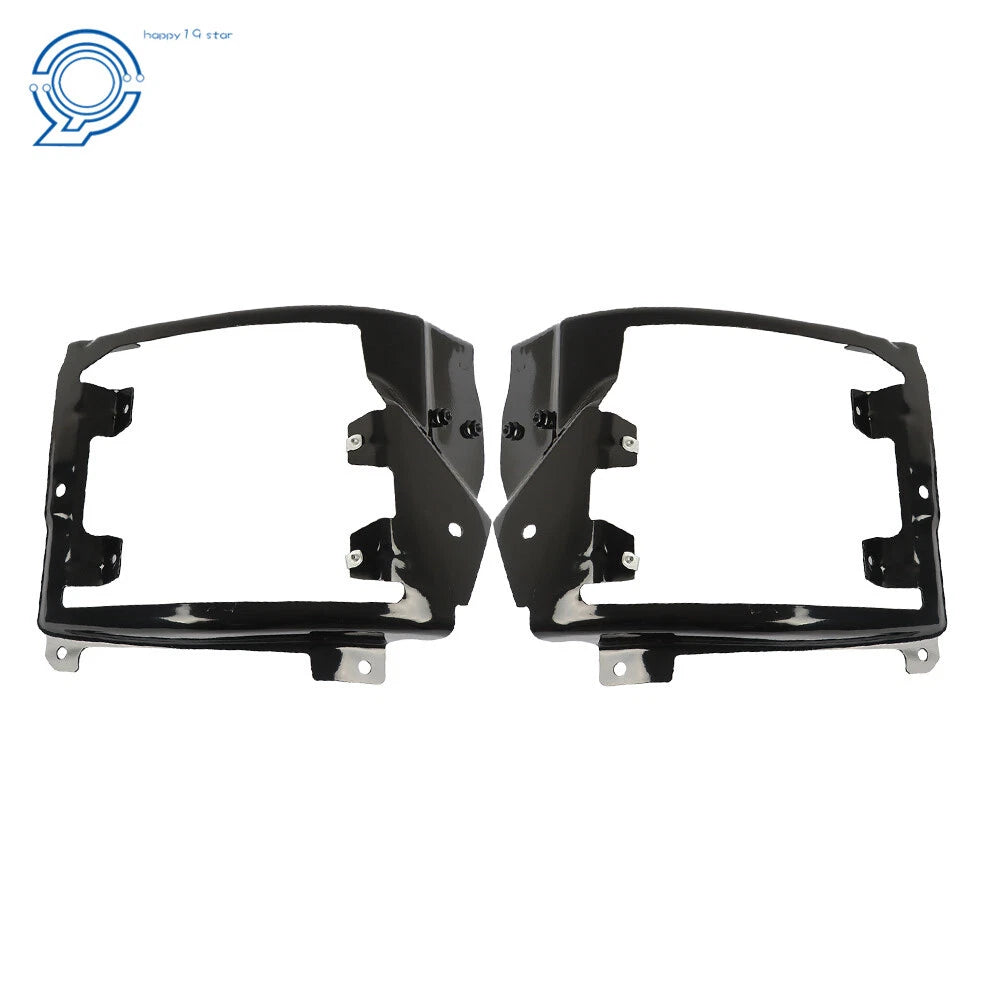 Set of 2 Front Outer Bumper Brackets for Chevrolet Silverado 1500 (2016-2018)