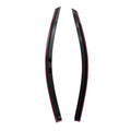 Set of 4 Window Visors Rain Deflectors for Toyota Sienna (2011–2020) Black