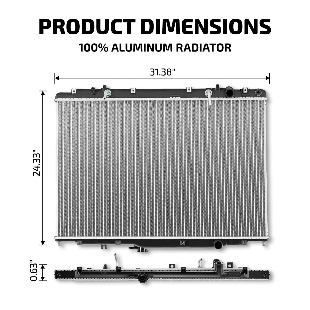 Radiator for Honda Pilot Acura MDX (2003–2008) CU2740