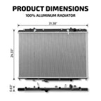 Radiator for Honda Pilot Acura MDX (2003–2008) CU2740