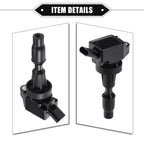 Set of 4 Ignition Coils for Hyundai Elantra L4 1.6L (2017–2019) 27301-2B120
