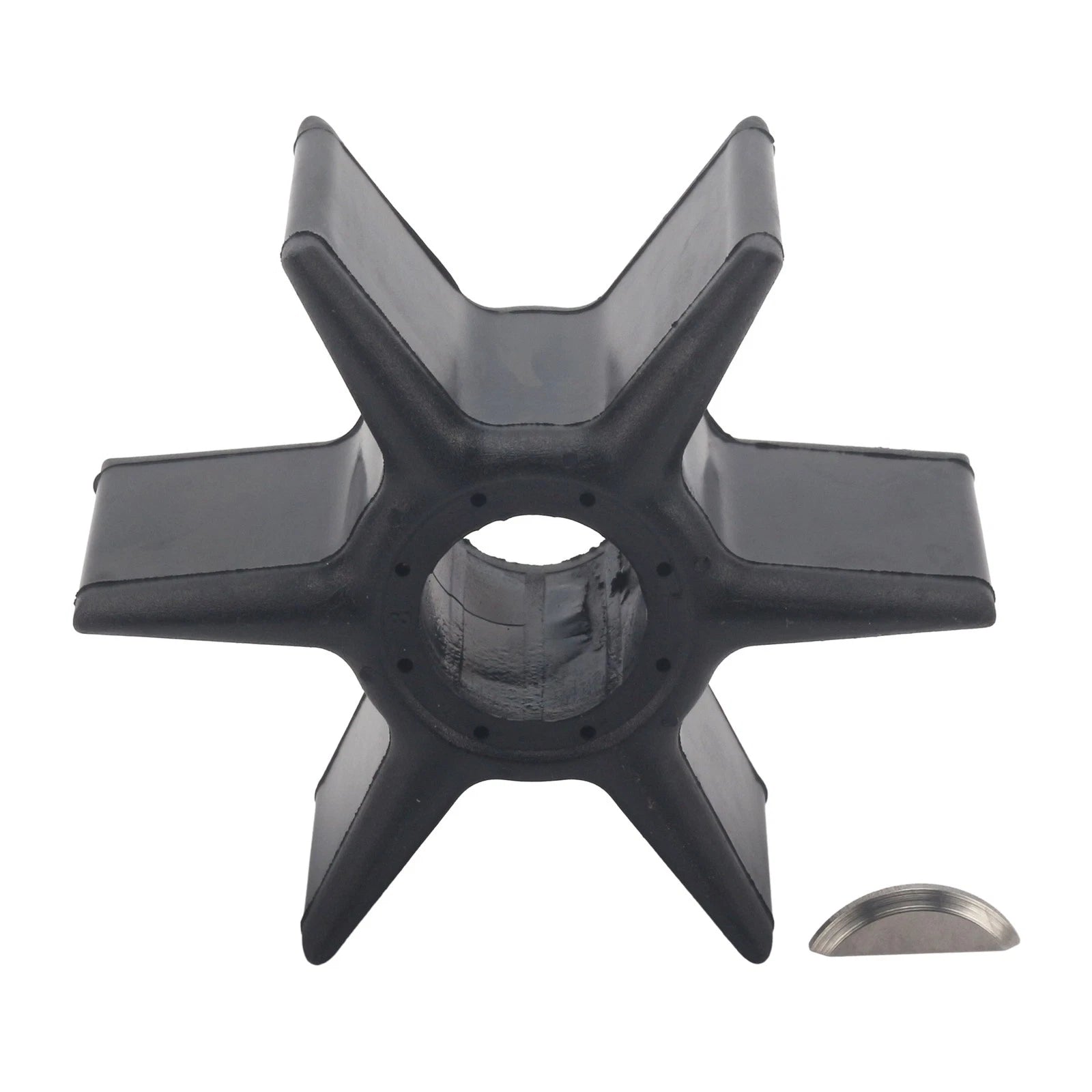 Outboard Water Pump Impeller & Key for Yamaha 225 250 300 HP (2000–2023) 6CE-44352-00