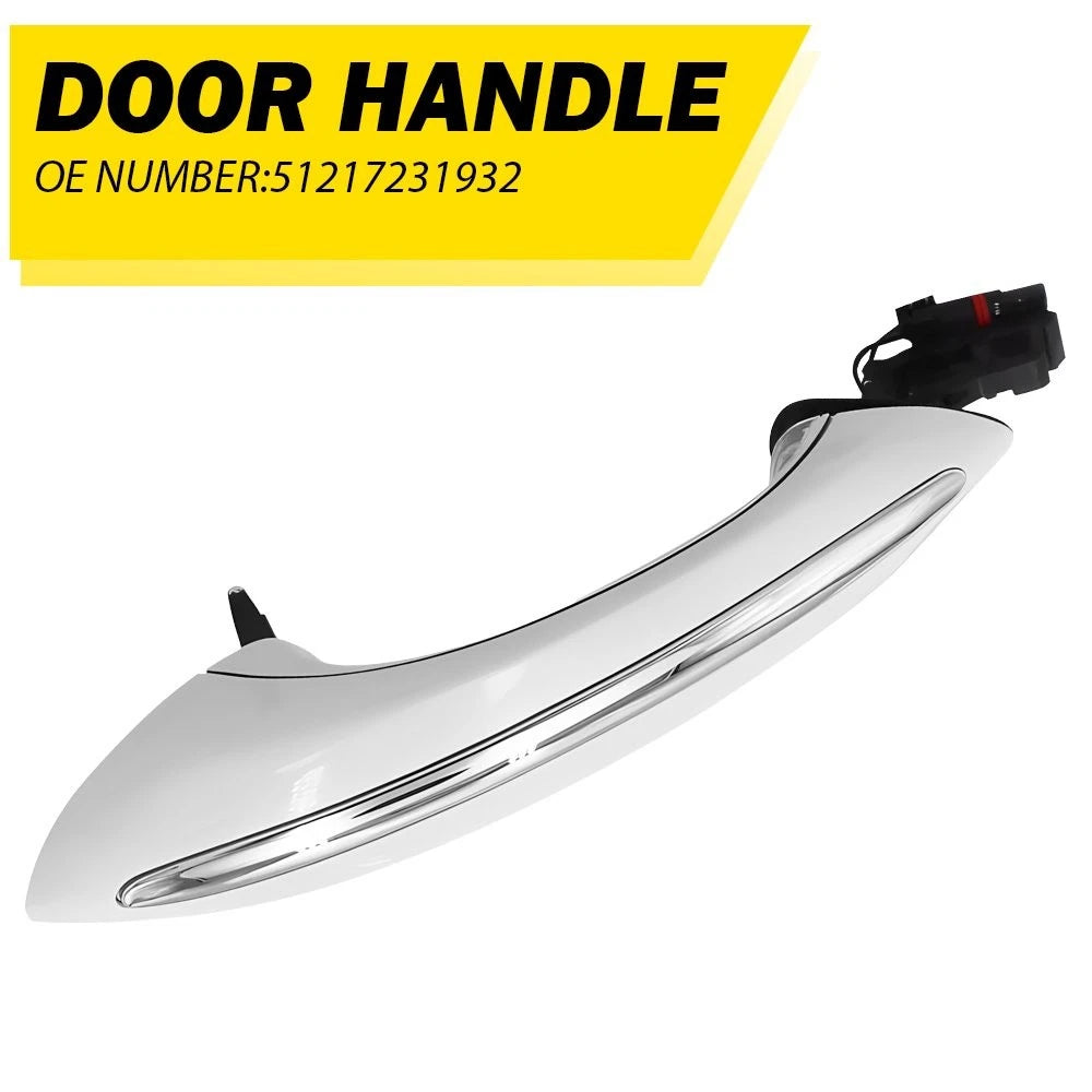 Chrome Exterior Door Handle for BMW 528i 535i 640i (2011–2017) #51 21 7 231 H