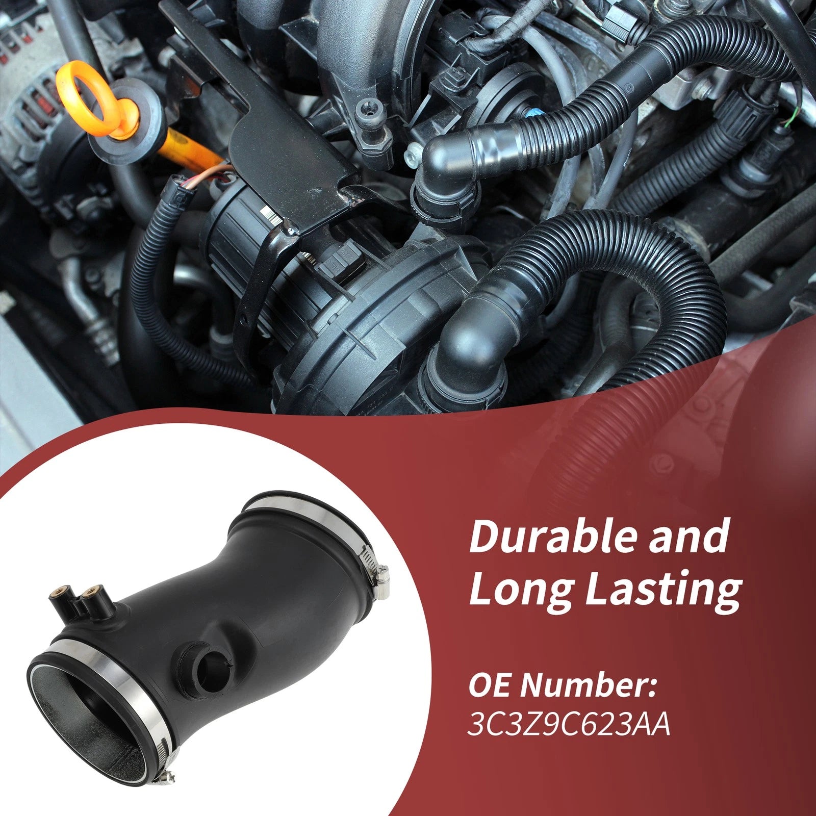 Air Intake Hose No. 3C3Z9C623AA for Ford F-250 F-350 F-450 F-550 (2003–2007)