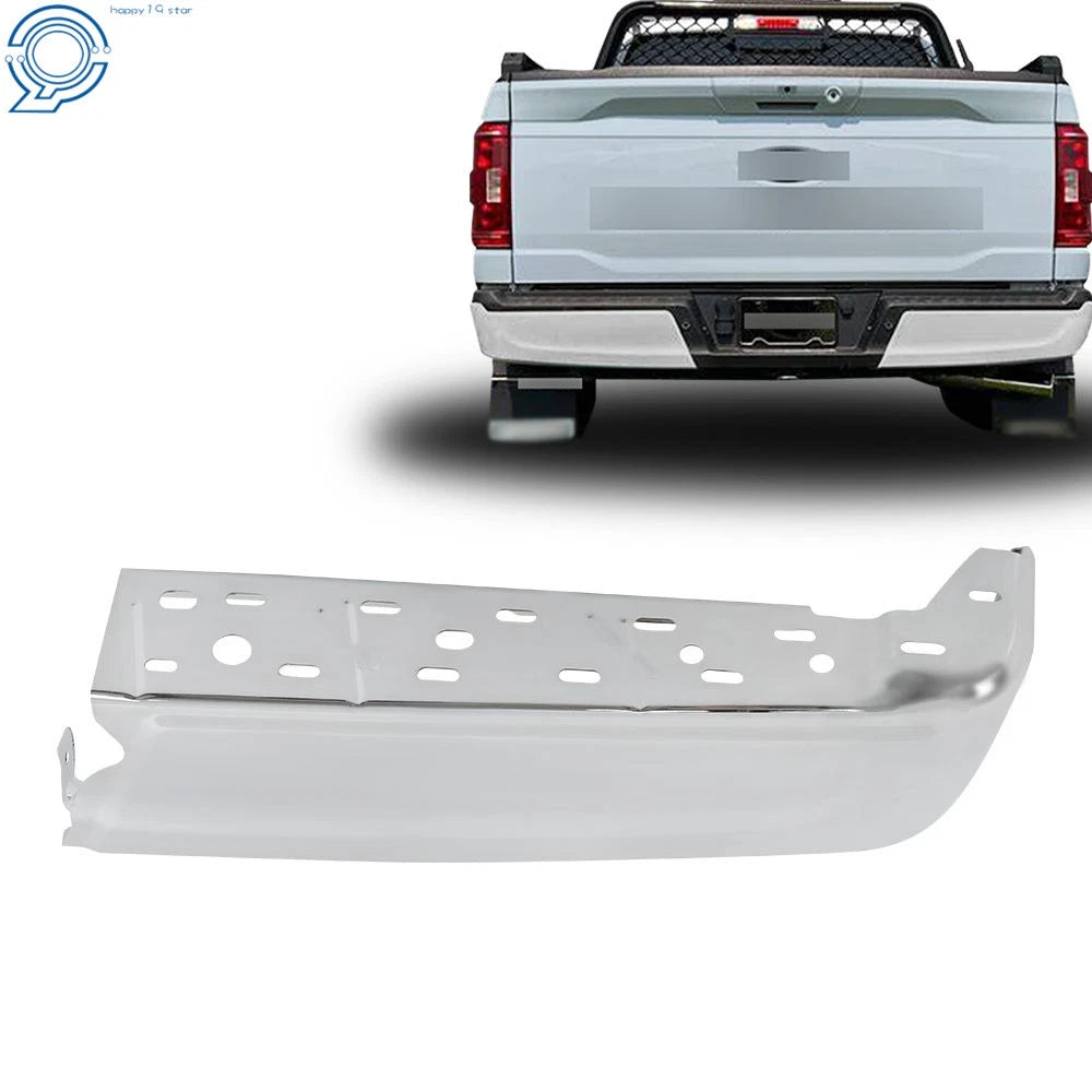 Set of 2 Right Side Rear Bumper Ends Chrome for Ford F-150 (2021–2023)