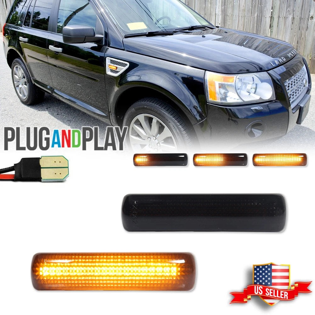 Sequential Amber LED Side Marker Lights for Range Rover Sport (2005–2023)
