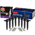 Set of 8 Ignition Coils & Spark Plugs for Lexus Toyota V8