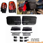 Waterproof Luggage Bag Saddlebags w/ Reflectors for Harley Softail Dyna