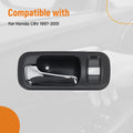 Front Left Interior Door Handle for Honda CR-V (1997–2001) Black Chrome