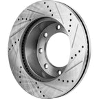 Disc Brake & Pad Kit for Ford F-350 Super Duty (2005–2012) Cross-drilled