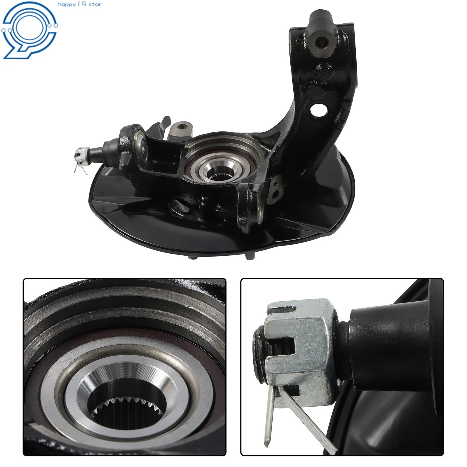 Front Right Steering Knuckle & Wheel Hub Bearing Assembly for Honda Accord (2013-2017)