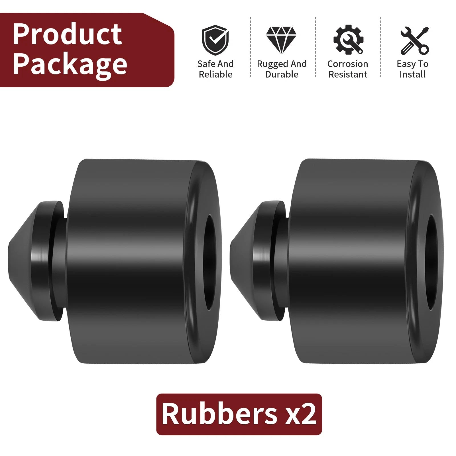 Front Body Door Rubbers for Honda Pioneer 500, Talon 1000R, 1000X, 1000X-4, 1000R-4