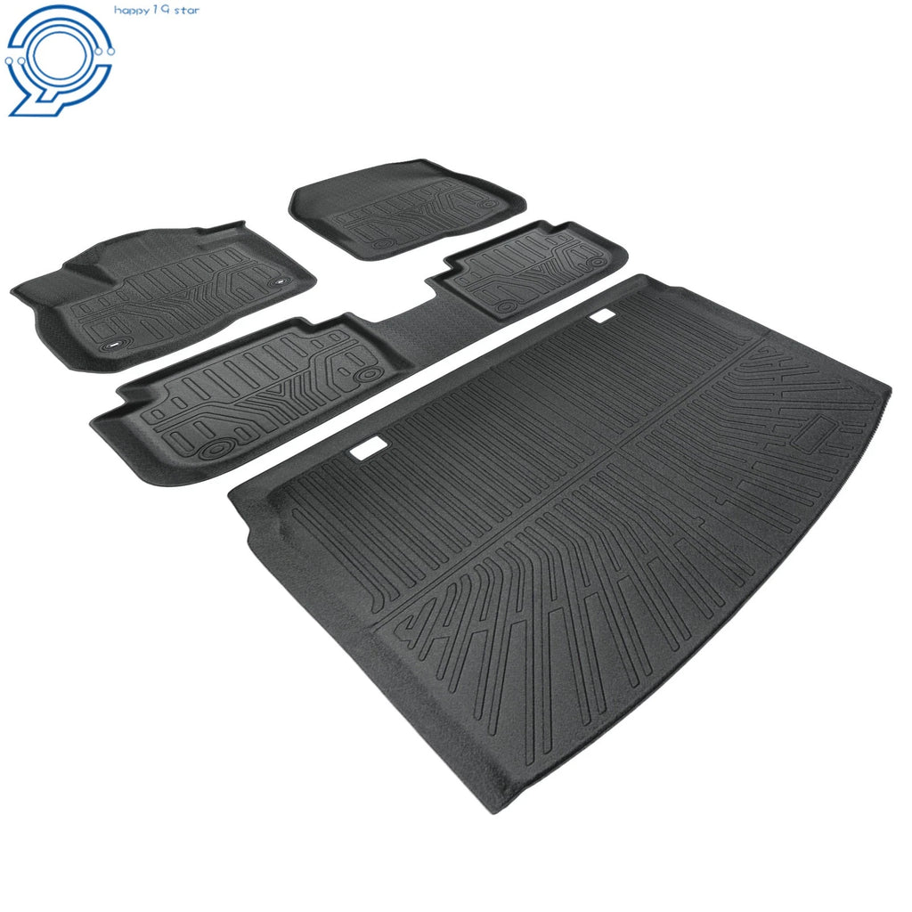 All Weather Floor Mats Trunk Mat Liner for Honda CR-V (2023–2026) TPE BLK
