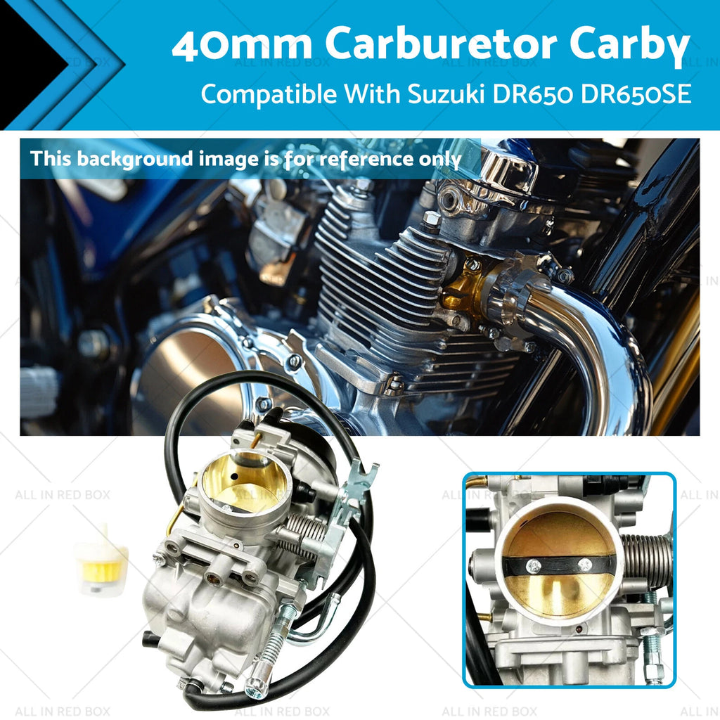 40mm Carburetor for Suzuki DR650 DR650SE (1996–2020) 13200-32E10 13200-32E11