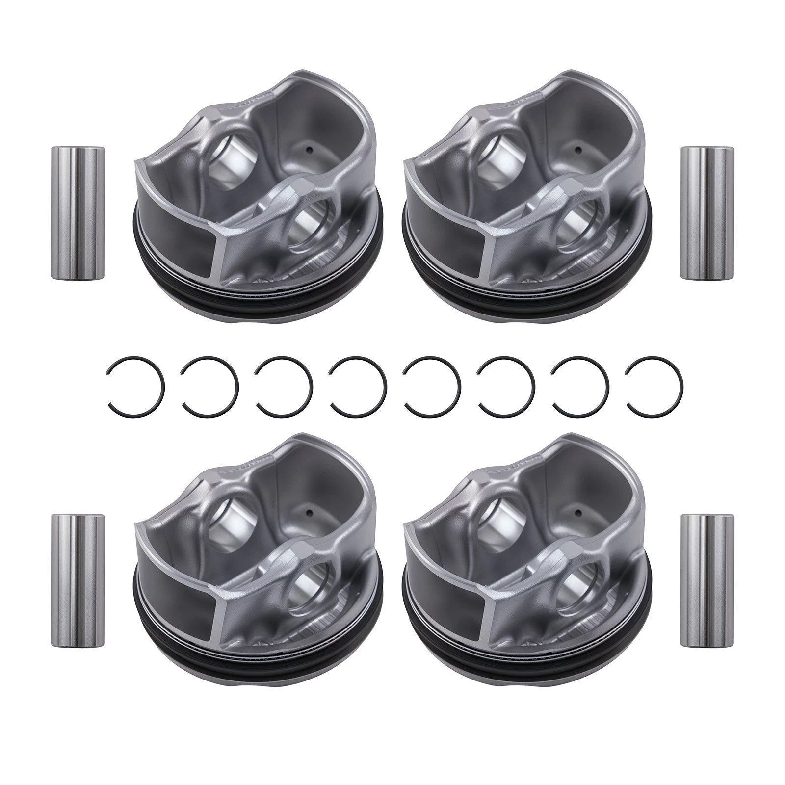 Set of 4 Engine Piston Rings for Hyundai Kia (2012–2017)
