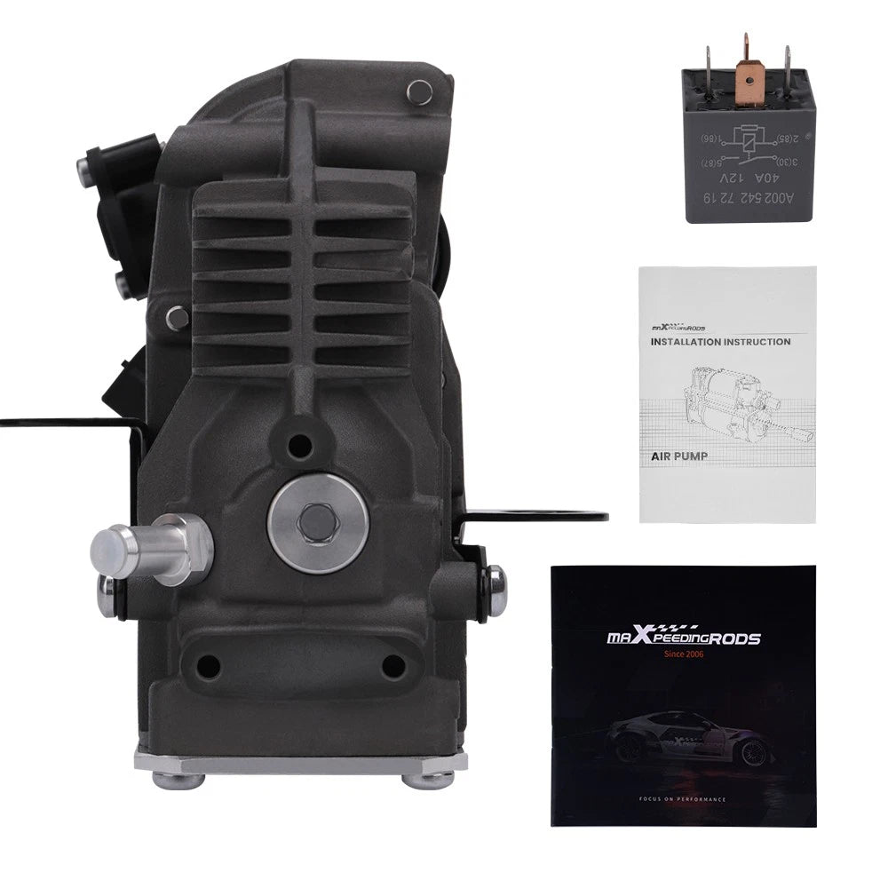 Air Suspension Compressor + Relay for Mercedes ML350 (2006–2011) 1643200904 1643200304