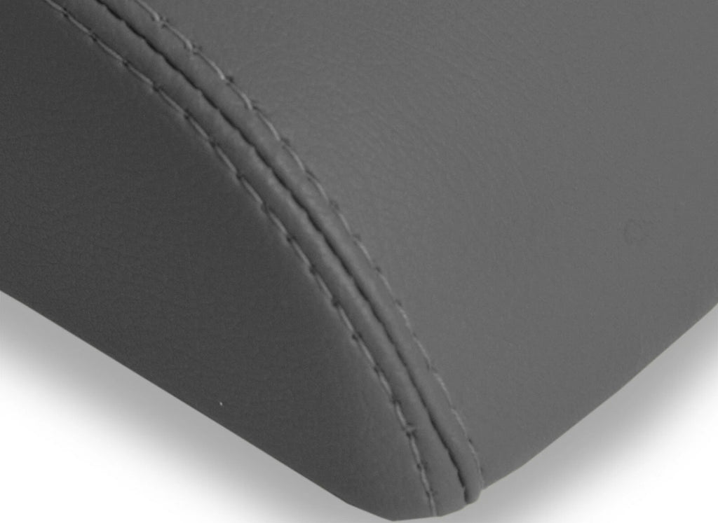 Leather Console Lid Armrest Cover for Ford Explorer Limited (2011–2019) Gray