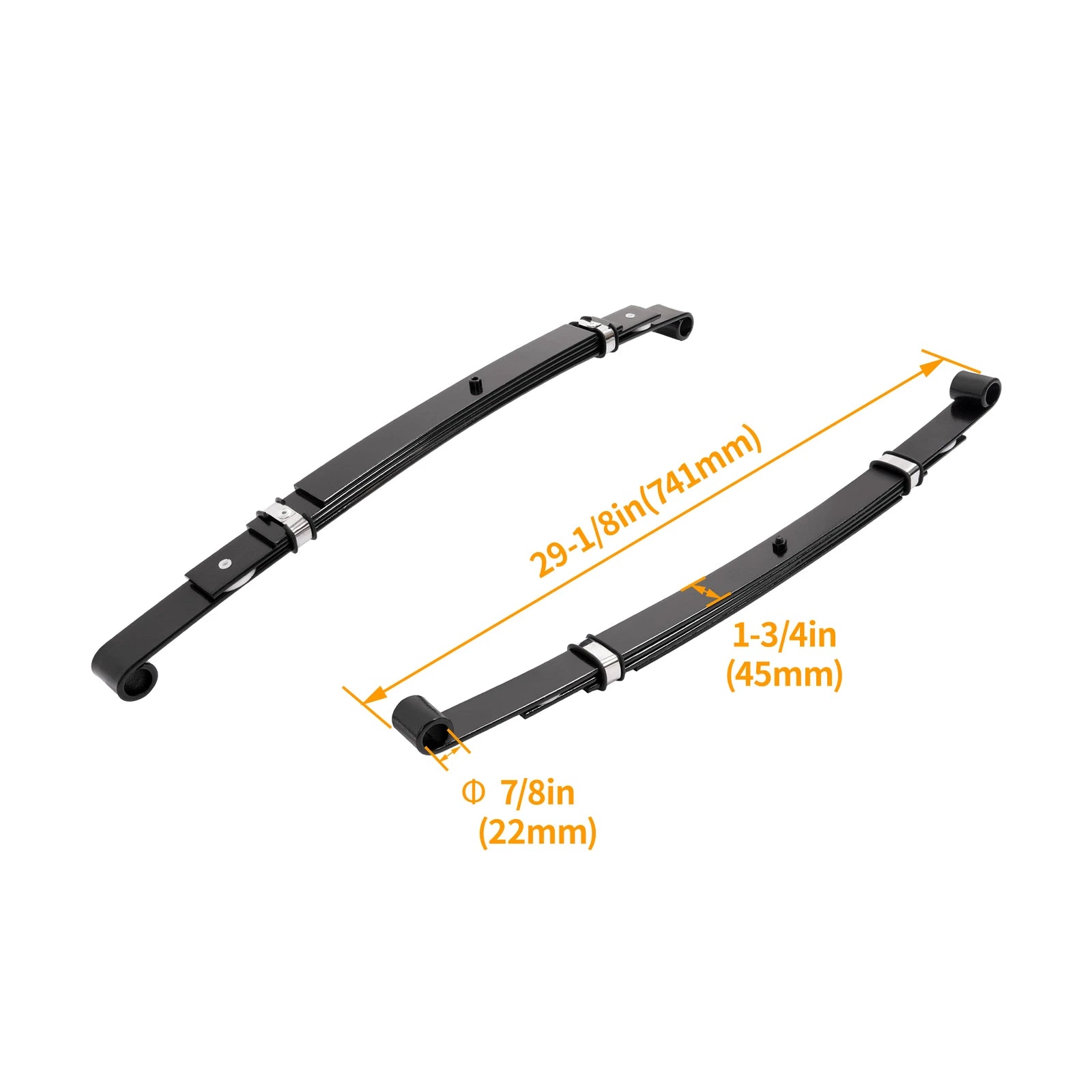 4 Leaf Rear Leaf Spring Kit for Club Car Precedent (2004–Present)